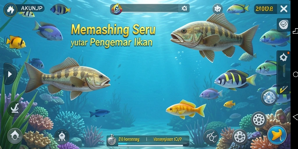 Tangkapan ikan dari gameplay AKUNJP yang menakjubkan.