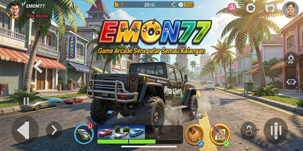 Screenshot gameplay <strong>EMON77</strong> yang menampilkan aksi seru.