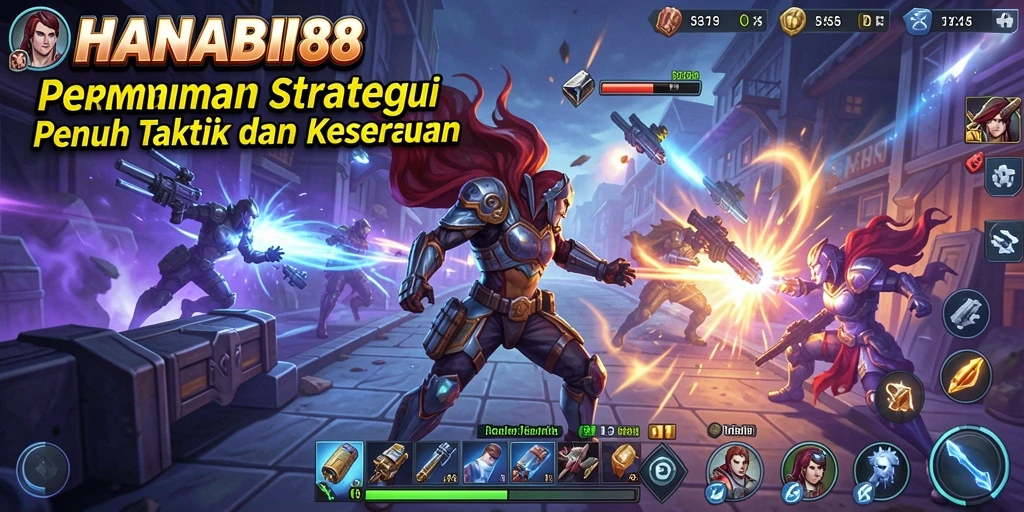 Tampilan gameplay strategis yang menarik di HANABI88.