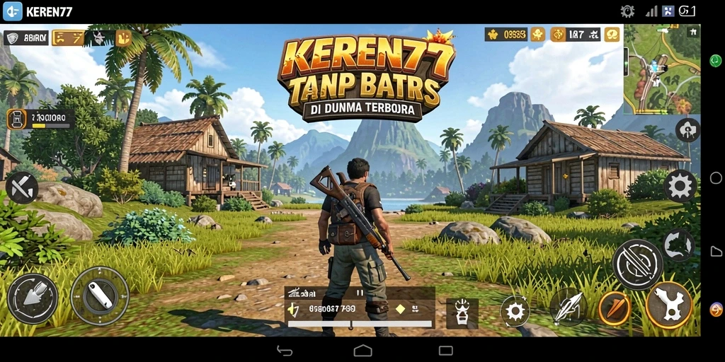Tampilan gameplay KEREN77 yang menakjubkan di dunia terbuka.