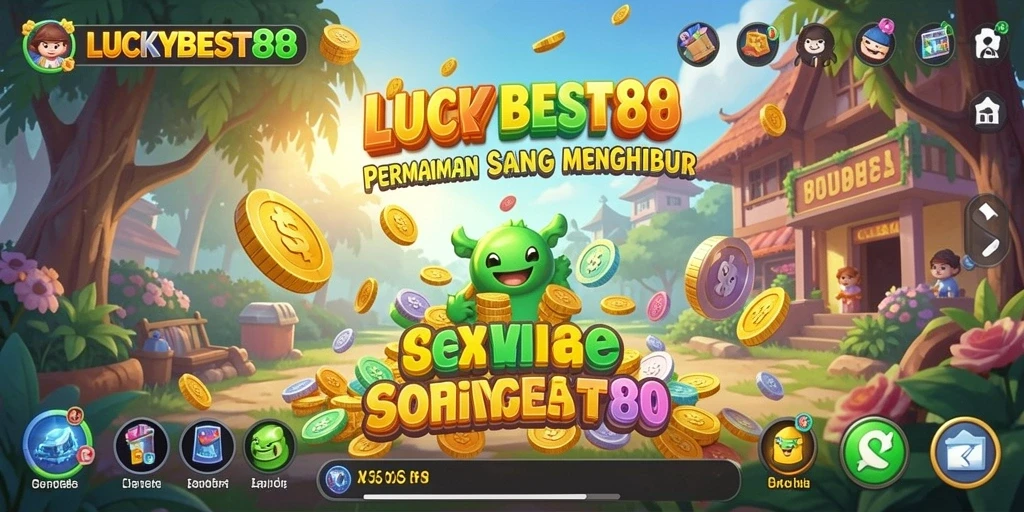 Screenshot gameplay LUCKYBEST88 yang menarik dan seru.