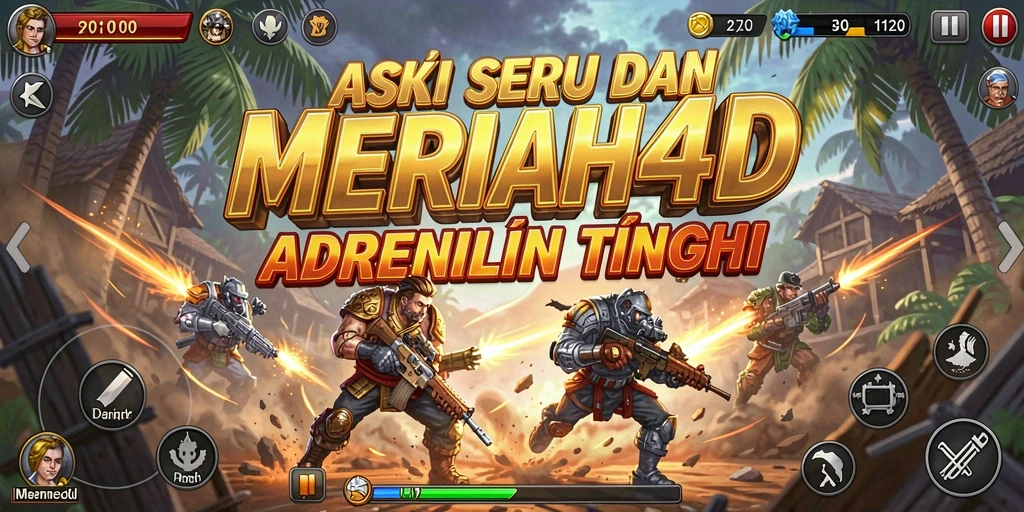 Screenshot gameplay MERIAH4D menampilkan aksi seru dan mendebarkan.