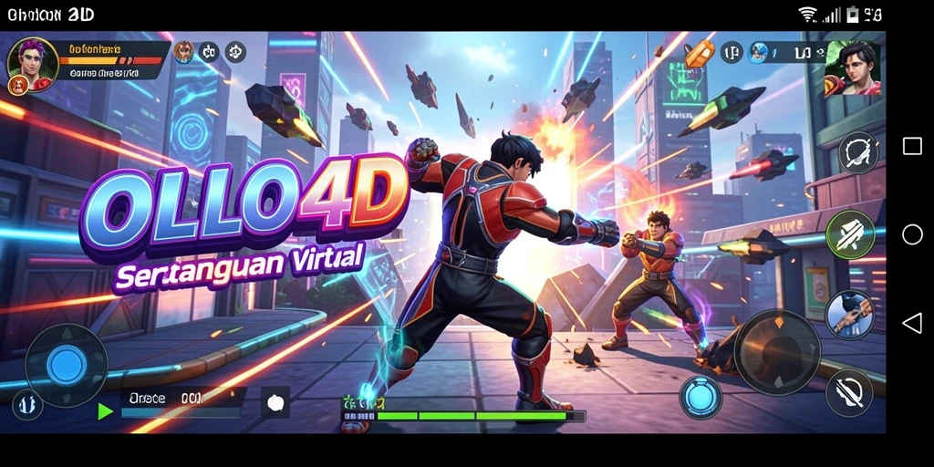 Gameplay seru OLLO4D dalam pertarungan Fighting.