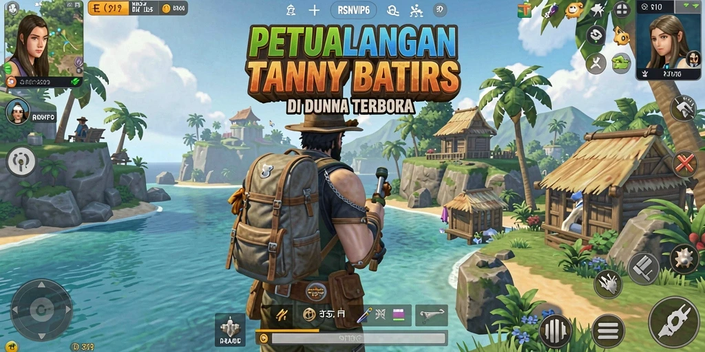 Menampilkan gameplay dinamis dan petualangan di dunia terbuka.