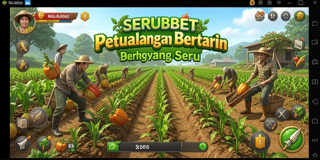 Tampilan gameplay SERUBET yang seru dan interaktif.