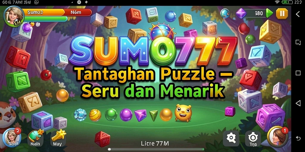 Tampilan menarik dengan tantangan puzzle yang menarik.